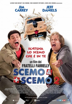 Locandina italiana Scemo & + scemo 2 