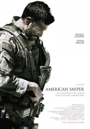 Locandina italiana American Sniper 