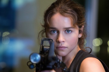 Terminator: Genisys - Emilia Clarke 'Sarah Connor' in una foto di scena - Terminator: Genisys