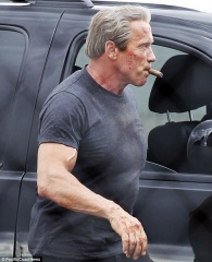Terminator: Genisys - Arnold Schwarzenegger 'Terminator' sul set - Terminator: Genisys