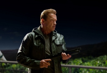 Terminator: Genisys - Arnold Schwarzenegger 'Terminator' in una foto di scena - Terminator: Genisys
