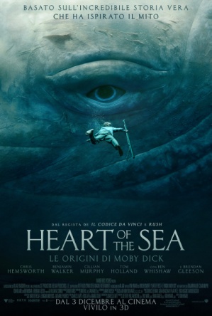 Locandina italiana Heart of the Sea - Le origini di Moby Dick 