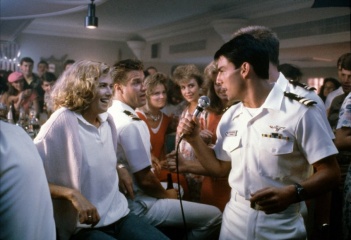 Top Gun - Kelly McGillis 'Charlie' con Tom Cruise 'Maverick' in una foto di scena - Top Gun