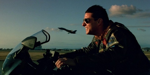 Top Gun - Tom Cruise 'Maverick' in una foto di scena - Top Gun