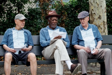 Insospettabili sospetti - (L to R): Alan Arkin 'Albert', Morgan Freeman 'Willie' e Michael Caine 'Joe' in una foto di scena - Insospettabili sospetti