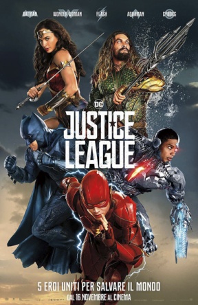 Locandina italiana Justice League 