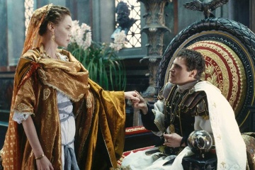 Il gladiatore - Connie Nielsen 'Augusta Lucilla' con Joaquin Phoenix 'Commodo' in una foto di scena - Il gladiatore