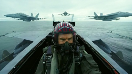 Top Gun: Maverick - Tom Cruise 'Pete (Maverick) Mitchell' in una foto di scena - Top Gun: Maverick
