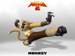 Kung Fu Panda 2 - 'Monkey' - Photo credit: Courtesy of DreamWorks Animation.
KUNG FU PANDA 2 ™ & © 2010 DreamWorks Animation LLC. All Rights Reserved. - Maestro